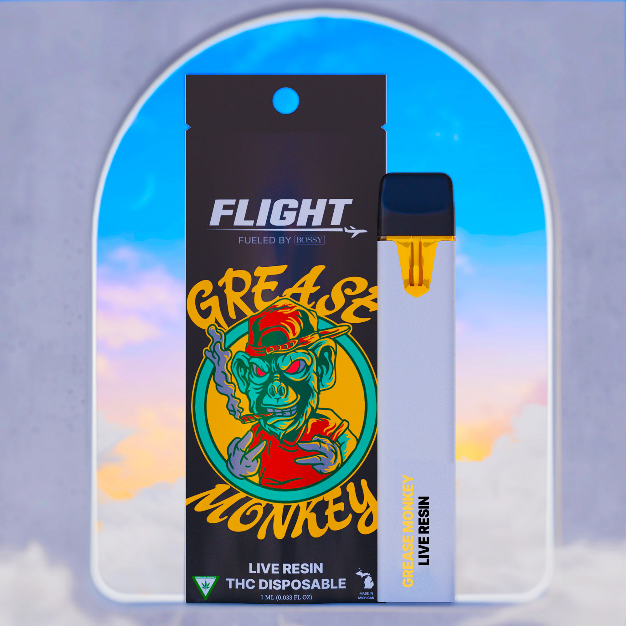 Flight - Flight - Grease Monkey 1G Live Resin Disposable Main Image