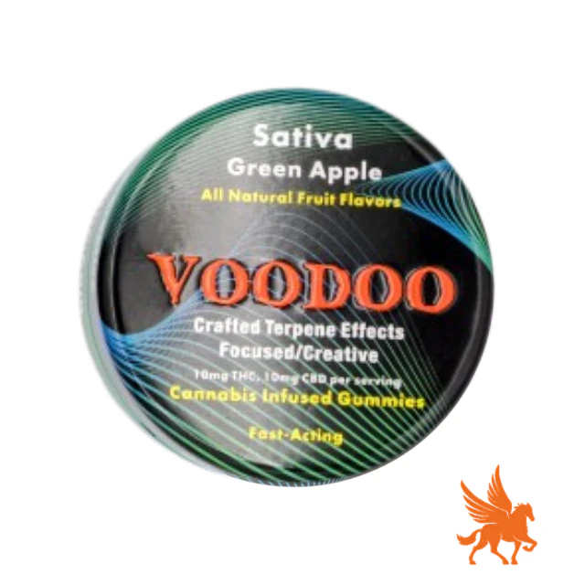 Voodoo - VOODOO | 200mg | Green Apple | Gummies Main Image