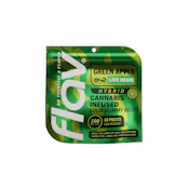 Green Apple Belts | Live Resin Belts | 100mg/10 Pieces | Flav