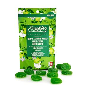SMOKIEZ - Smokiez Green Apple THC:CBG 1:1 Fruit Chews 200mg