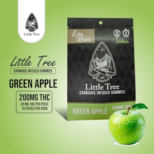 LITTLE TREE - Little Tree Green Apple Live Resin Gummies
