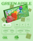 2:1 CBD GREEN APPLE 100MG - HIGHATUS