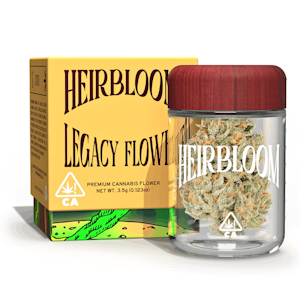 Heirbloom Legacy Flower - Green Crack - Jarred (Eighth)