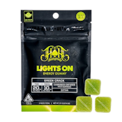 Green Crack (S)  | Lights On 2:1 THC/THCV 100mg Gummies | Heavy Hitters
