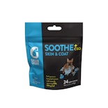 Green Gruff Soothe Skin and Coat Dog Treats 24pk - Salmon