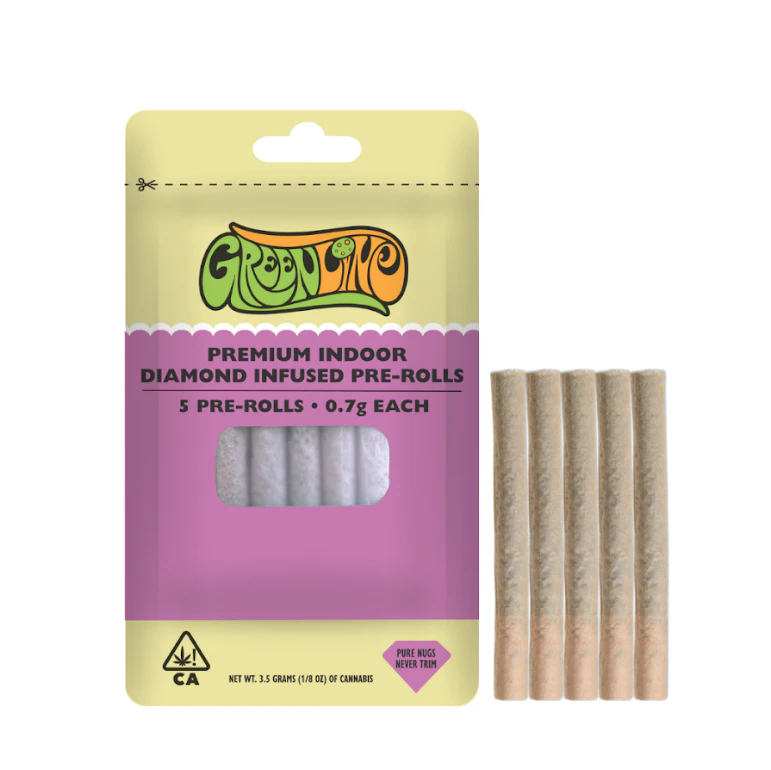 Greenline - Green Line Infused 5pk Prerolls 3.5g Gelato Main Image