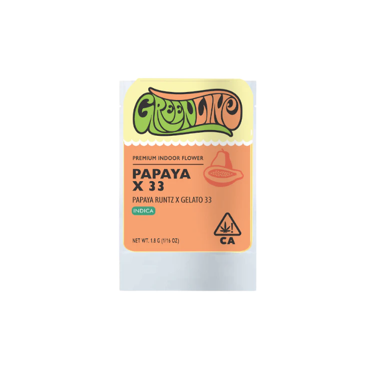 Greenline - Green Line Teenths 1.8g Papaya x 33 Main Image