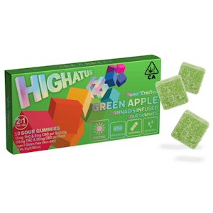 HIGHATUS - Highatus Green Apple 2:1 Sour CBD Gummies