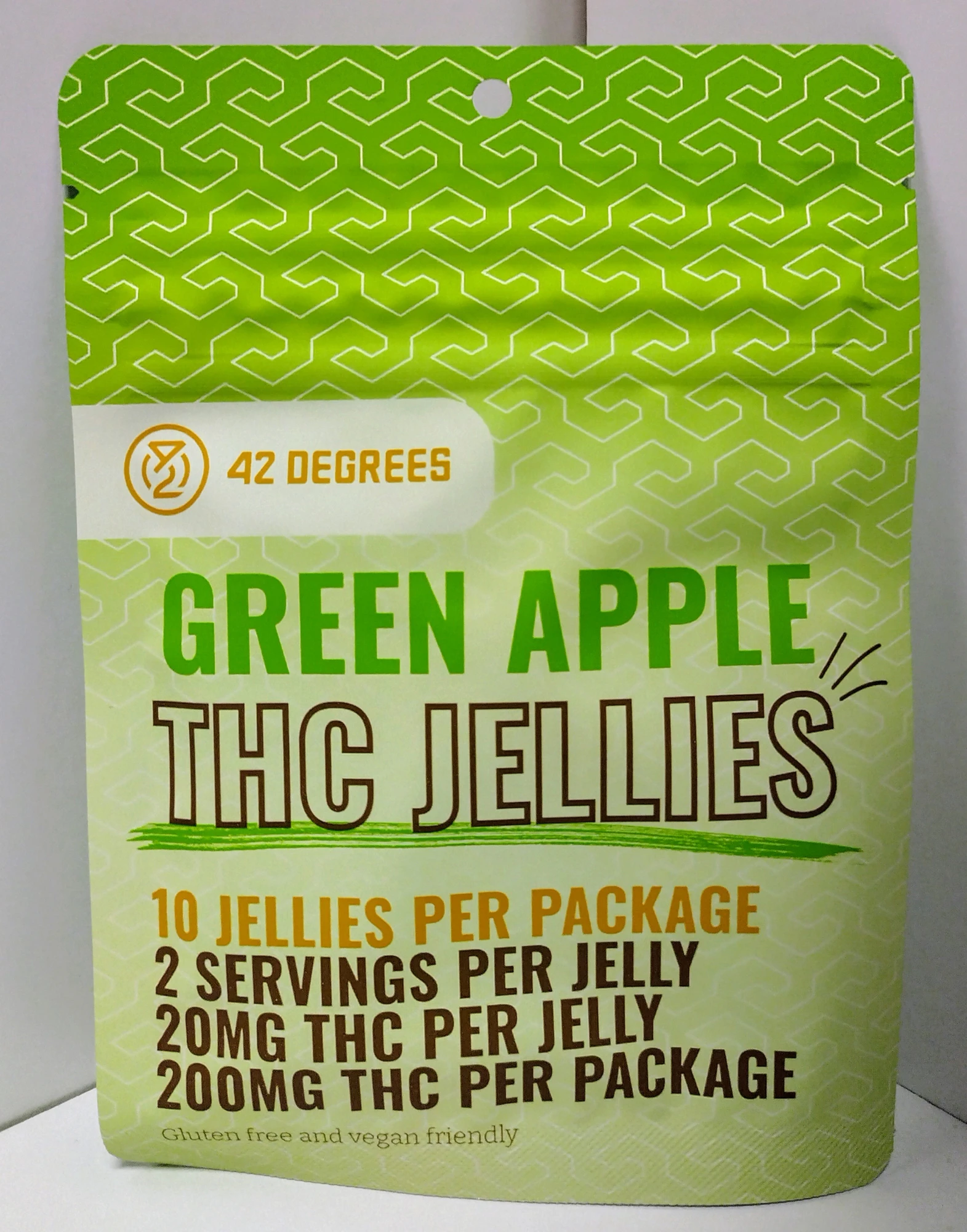 42 Degrees Processing - Jellies-10x20mg-42D-Green Apple Main Image
