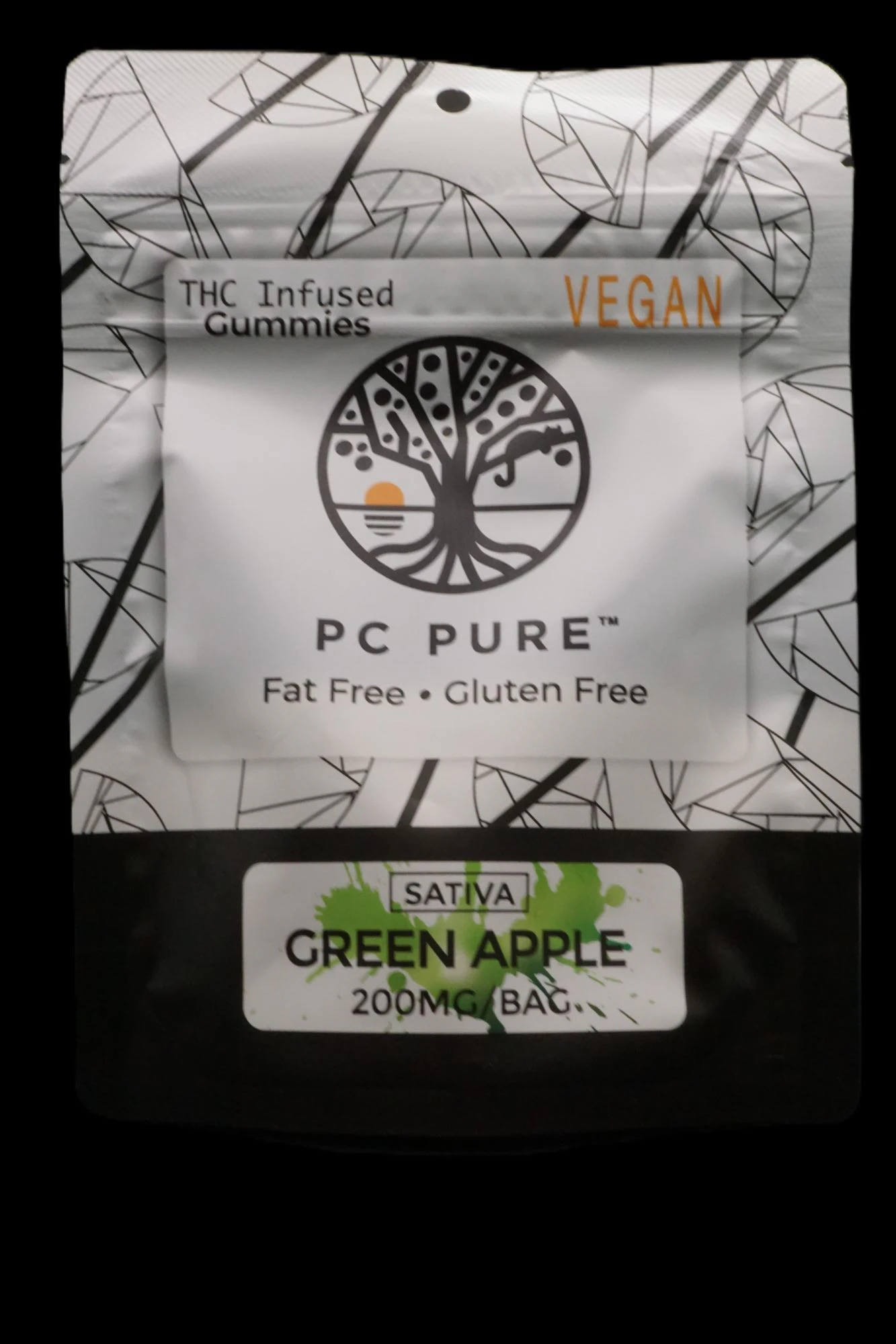 PC PURE - GUMMY - GREEN APPLE - 20mg/pc - PC PURE Main Image