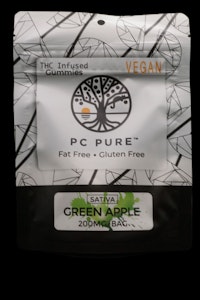 PC PURE - GUMMY - GREEN APPLE - 20mg/pc - PC PURE