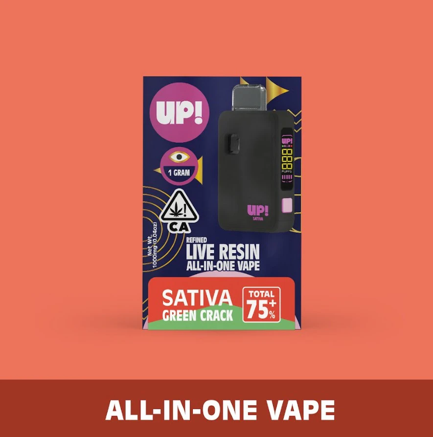 UP! - UP!: Green Crack 1g Live Resin AIO V2 (S) Main Image