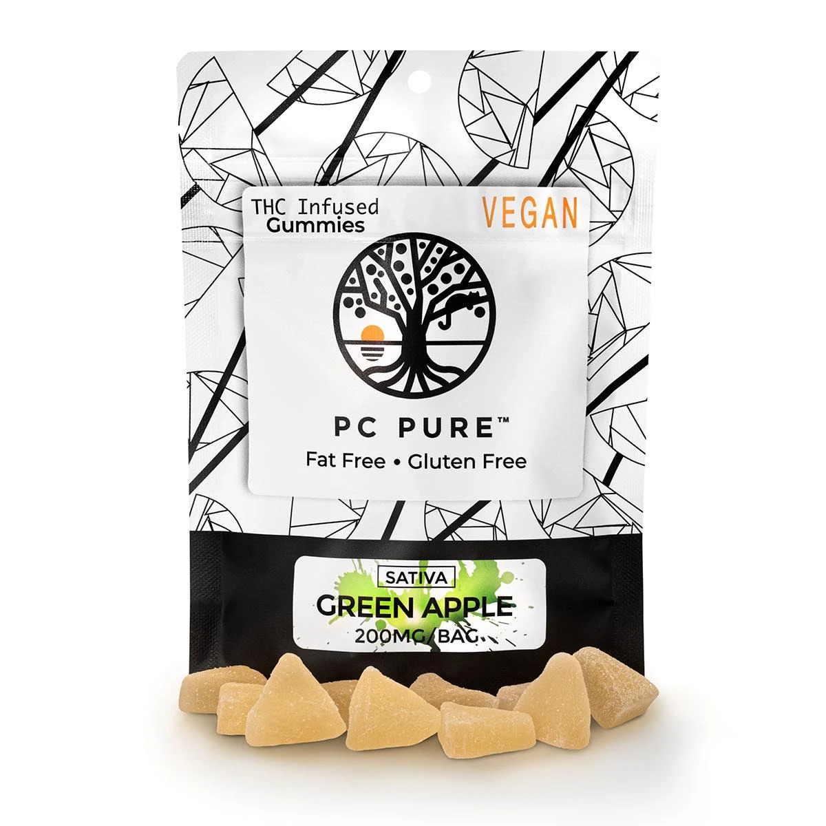 PC PURE - Green Apple (200mg) Main Image