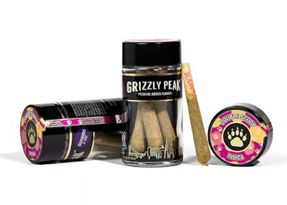 Grizzly Peak - Grizzly Peak Cub Claw Infused Prerolls 5pk Double Scoop