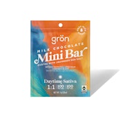 Milk Chocolate With Sea Salt Mini Bar (Daytime Sativa) - 100mg Chocolate