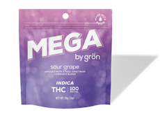 Gron Mega Pearl Gummy: Sour Grape