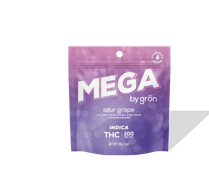 Edibles | Gron | Mega | Sour Grape | (100mg THC) [10pk]
