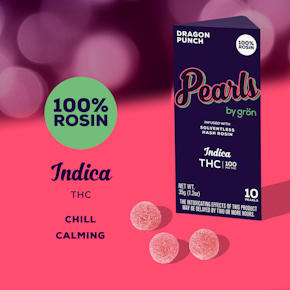 Grön | Dragon Punch Hash Rosin Pearls | 10pk/100mg