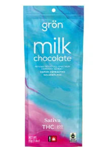 Gron | Edible | Milk Chocolate Bar | 100mg