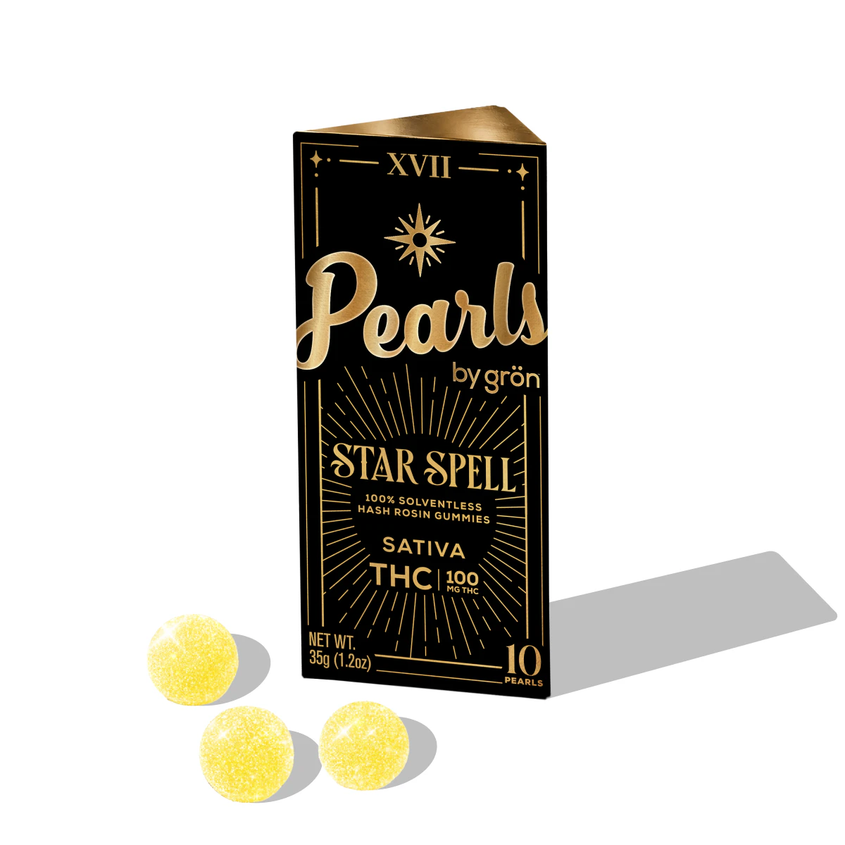 Grön - Grön - Star Spell - Live Rosin - Sativa - 10mg x 10pk - Edibles Main Image