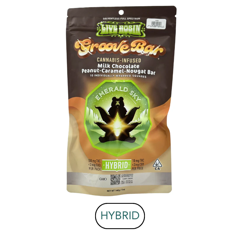 Emerald Sky - Emerald Sky - Groove Bar - Hybrid - Edible - 10pk - 100MG Main Image