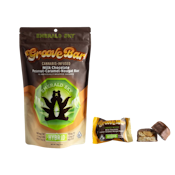 GrooveBar (H) | 10mg 10pk Peanut Milk Chocolate Nougat Bar | Emerald Sky