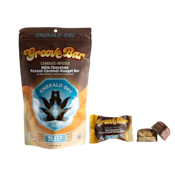 GrooveBar (Sleep) | 10mg 10pk Peanut Milk Chocolate Nougat Bar | Emerald Sky