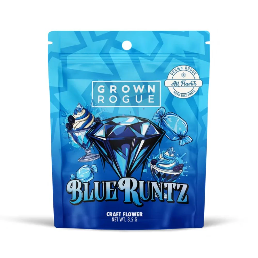 Grown Rogue - Blue Runtz 3.5g Prepackaged Flower - GROWN ROGUE Main Image