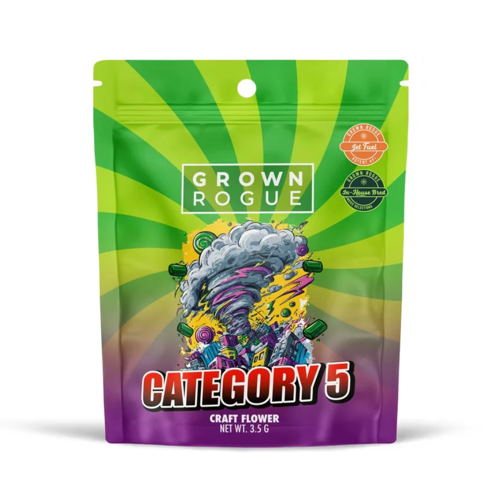 Grown Rogue - Category 5 3.5g Prepackaged Flower - GROWN ROGUE Main Image
