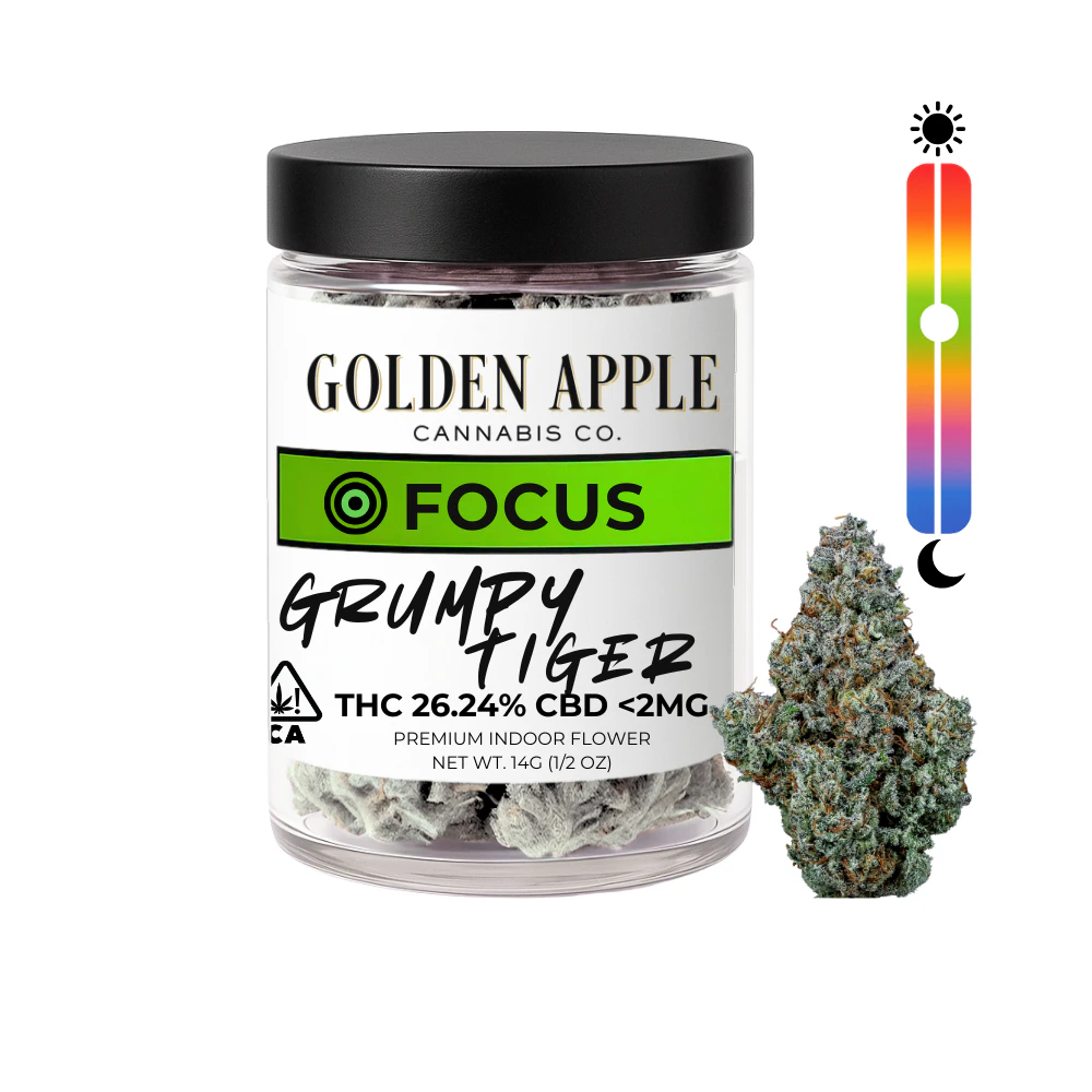 Golden Apple Cannabis Co. - Grumpy Tiger-Indoor 14g Main Image