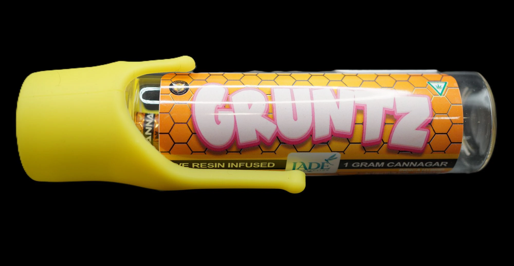 Cannabee Extracts - Gruntz 1G - Infused Cannagar - Jade Main Image