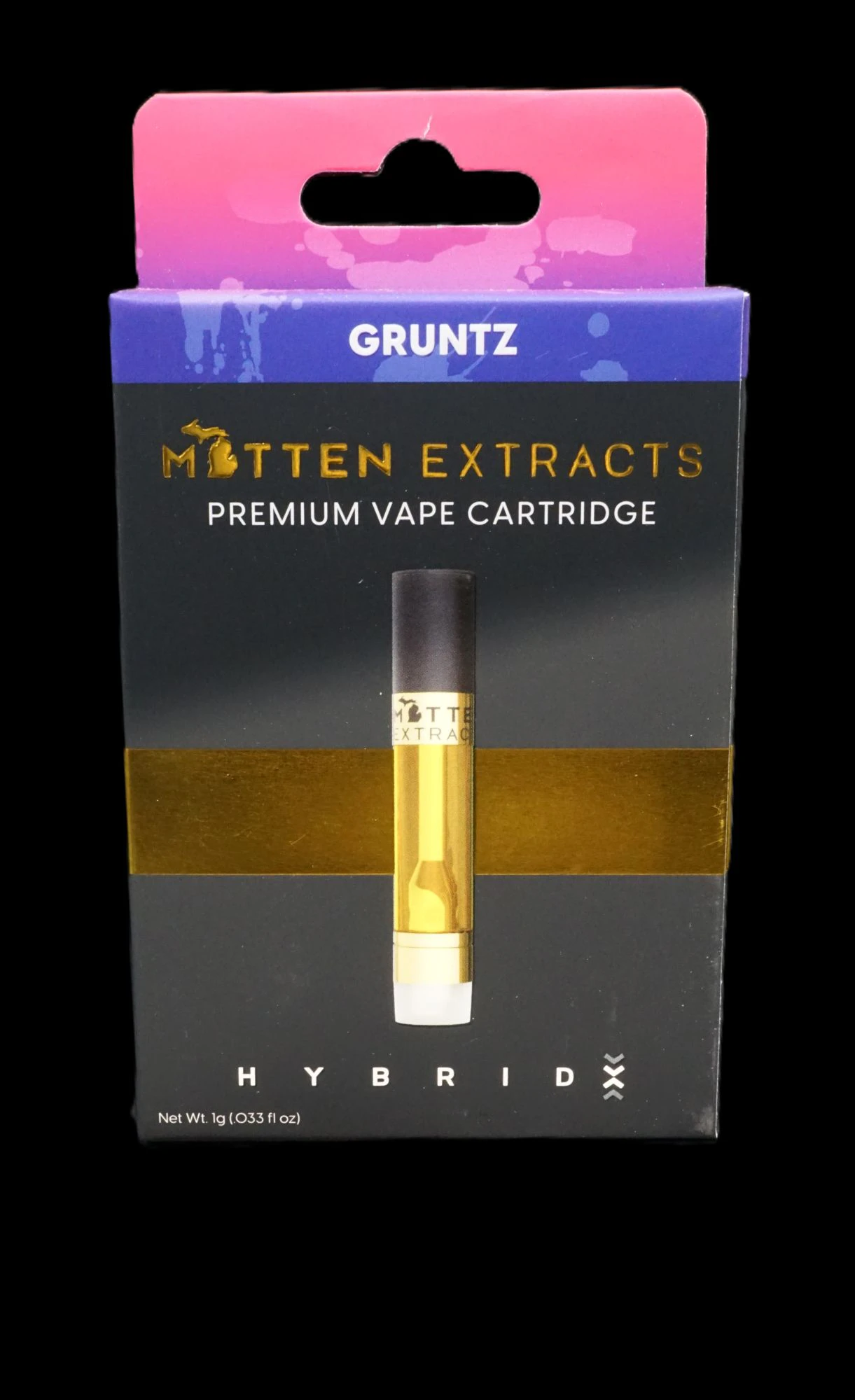 Mitten Extracts - Mitten Extracts | Vapor Pen | Cartridge | 510 | Distillate | 1g | Gruntz | Hybrid Main Image