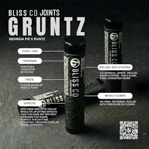 Bliss Co/Wonderbrett - Gruntz .7g Preroll