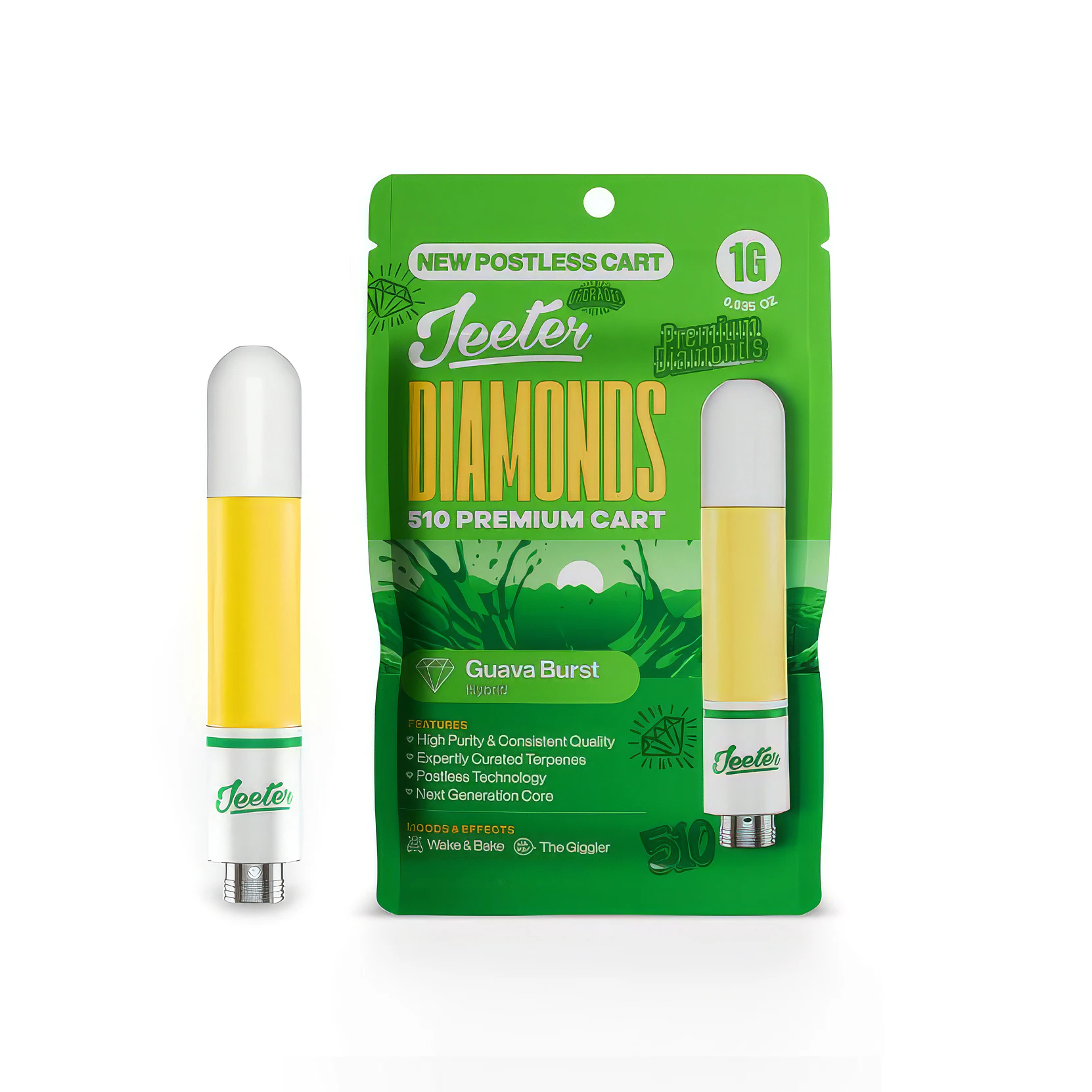 Jeeter - Jeeter Guava Burst Liquid Diamonds Cartridge 1.0g Main Image
