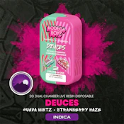 Guava Mintz x Strawberry Haze (IxI) 2g - Deuces - Live Resin - Vape AIOs - Bodega Boyz