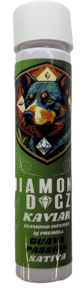 Diamond Dogz - Guava Passion (1G) | Kaviar Infused Pre-Roll | Sativa Main Image