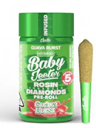 JEETER: Guava Burst Quad-Infused Baby Jeeter .5g Pre-Roll 5pk/2.5g (H)