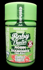 Infused Baby Jeeter 0.5g x 5 (2.5g) Preroll Guava Burst