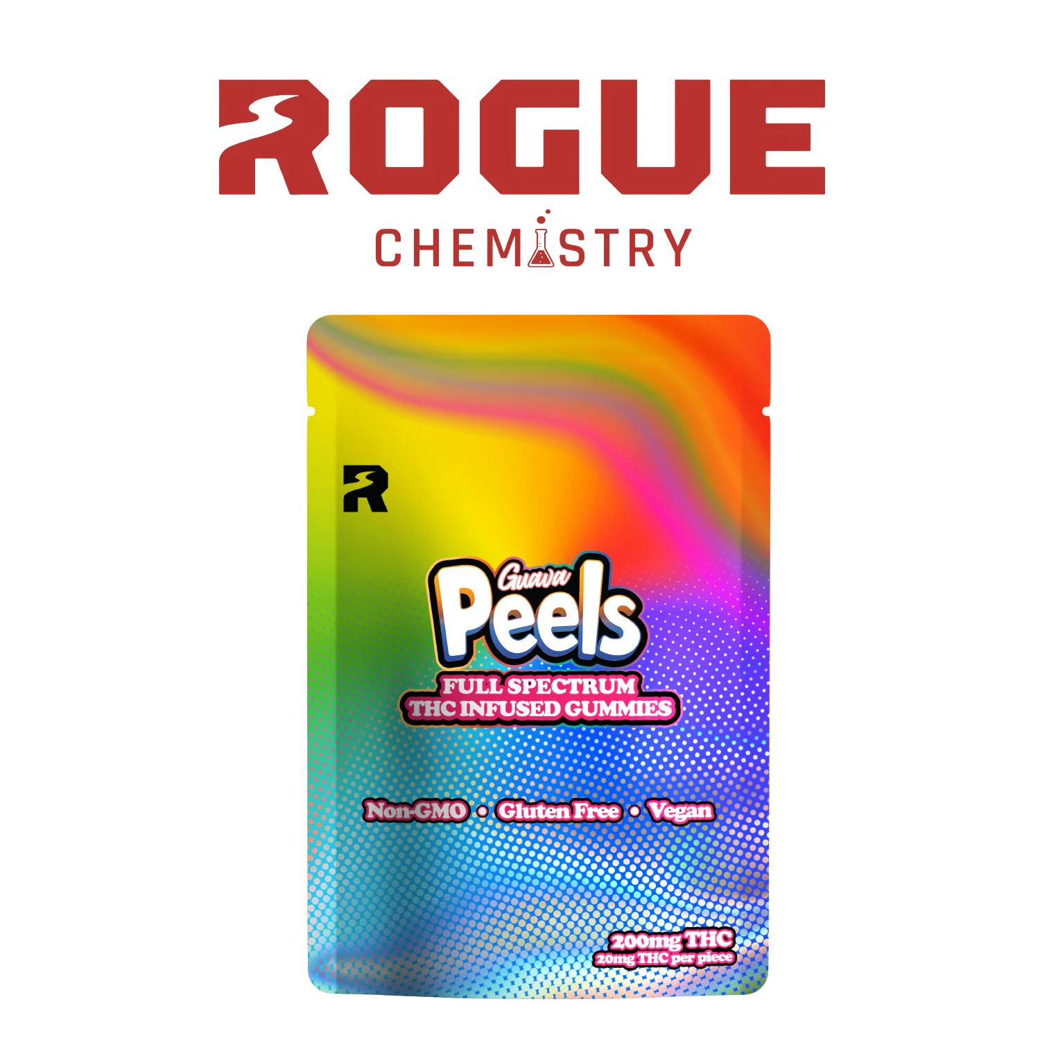 Rouge Chemistry - 200MG Full Spectrum Guava Peels Gummies (10x20MG) Main Image