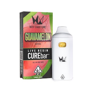 WEST COAST CURE - Guavamelon Live Resin (S) 79.18% THC | 1g CUREbar Disposable