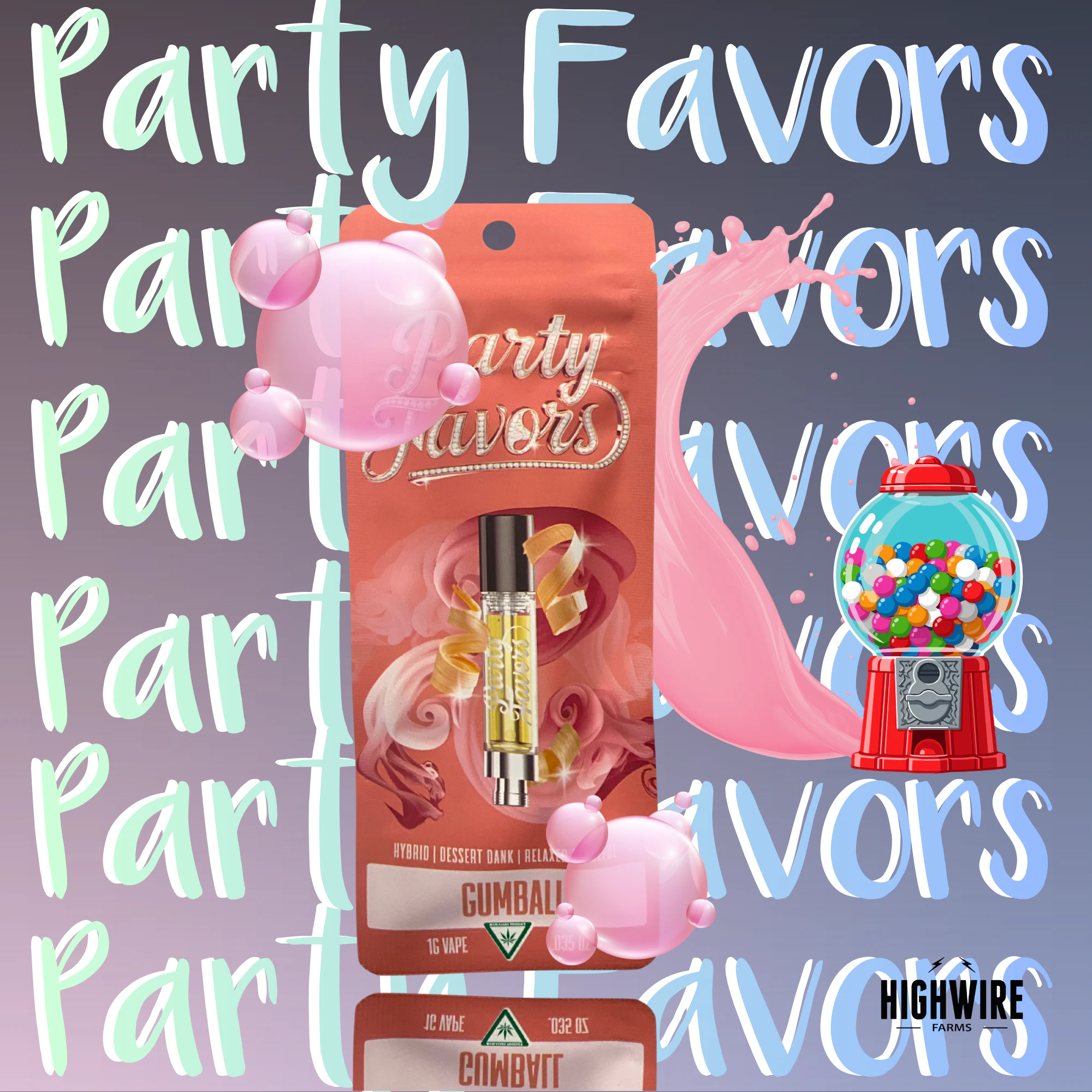 Party Favors - Party Favors Cart Gumball 1g Main Image