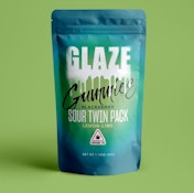Glaze | Gummy | Twin Pk Sour Blackberry/Lemon Lime | 100mg
