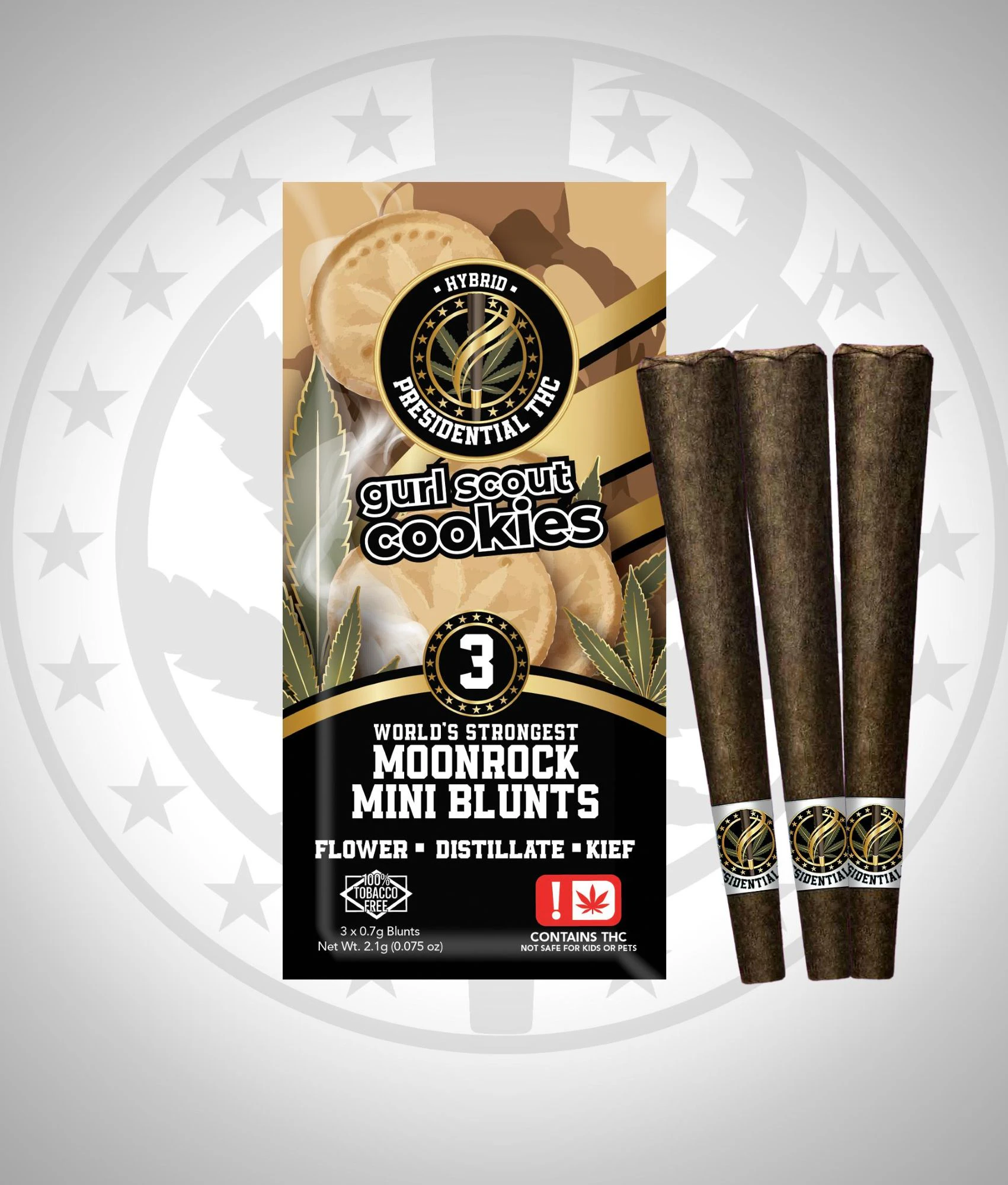 Presidential - Gurl Scout Cookies (.7g) Mini Blunts-3pk Main Image