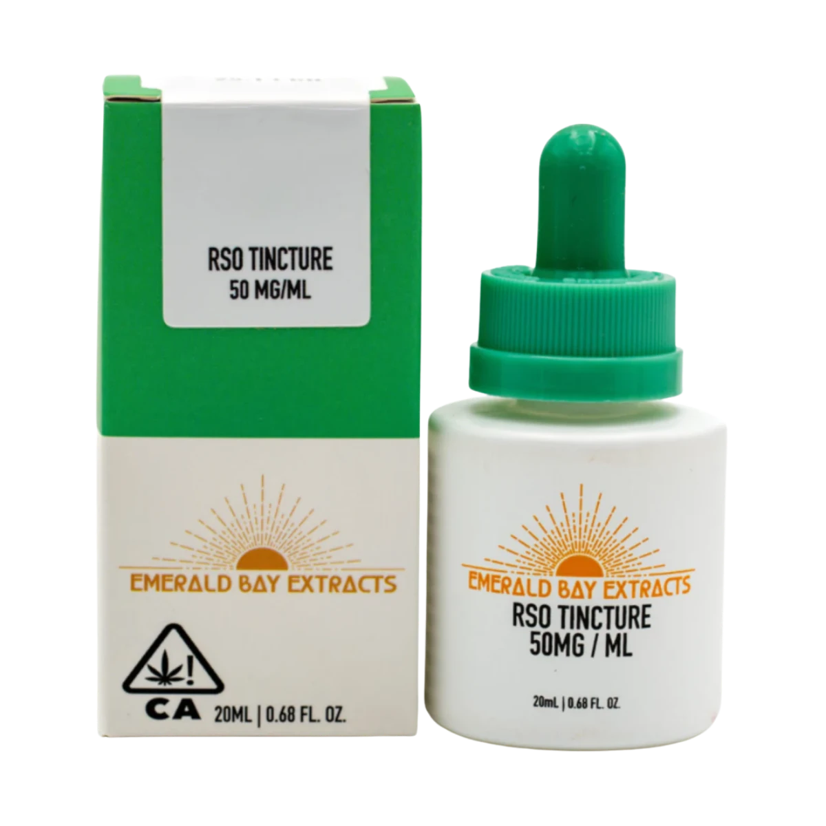Emerald Bay Extracts - Gush Mints (S) | 1000mg 1:1 CBD:THC RSO Tincture | Emerald Bay Extracts Main Image