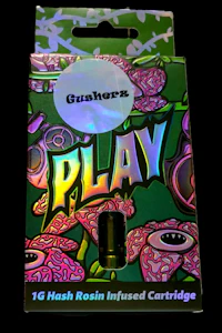 Play - PLAY - Gusherz - 1g Hash Infused Distillate Cart