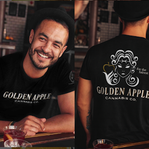 Golden Apple Cannabis Co. - T-Shirt Size-2-Medium