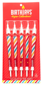 BIRTHJAYS: 5pk Birthday Joint Candles