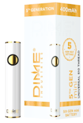 DIME INDUSTRIES: White Mini Battery - 5th Generation