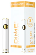 DIME INDUSTRIES: White Mini Battery - 5th Generation