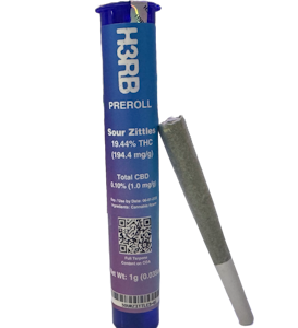 H3RB - Sour Zkittles 1G Pre Roll